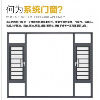 凤铝112系列断桥平开窗2.0厚自建房别墅商品房封阳台断桥铝门窗图3