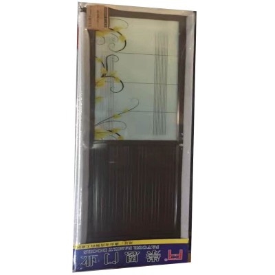 佛山铝合金门窗厂家直供出租房工程厕所门 定制玻璃卫生间铝门图5