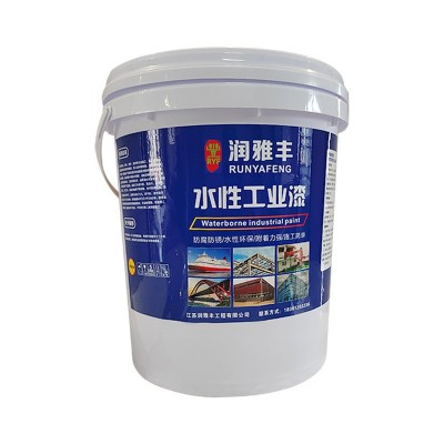 彩钢翻新漆水性钢材防锈防腐漆 架管钢结构爬架改色水性工业漆图5