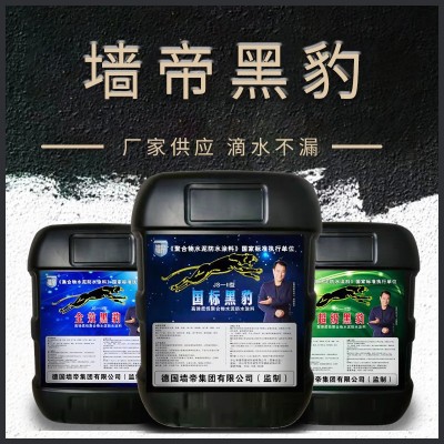 防水涂料屋顶水池厨房卫生间外墙防漏聚合物水泥基黑豹防水涂料