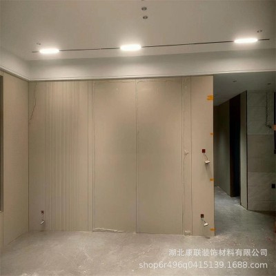 家装防撞背景墙碳晶板线条防潮竹木纤维集成墙板吊顶木饰面格栅板图2