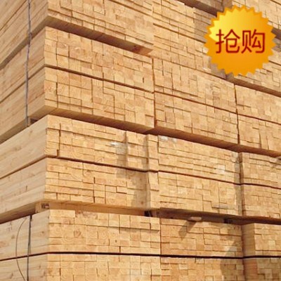 木材铁杉木方 新西兰花旗松辐射松木材加工厂 云杉建筑方木加工图2