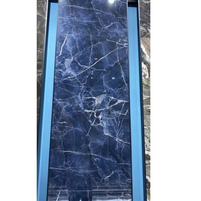 门面瓷砖600x1200客厅蓝色大板全瓷深色地砖60x120楼梯卫生间墙砖图5