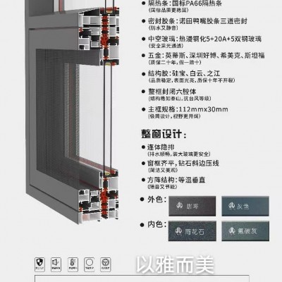 生产加工断桥铝门窗系统门窗铝合金窗铝合金门窗阳光房铝合金雨棚图5