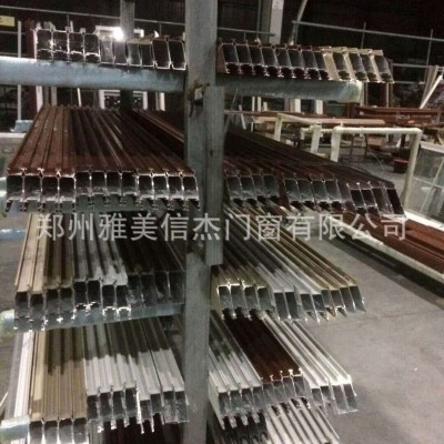 雅美门厂 生产各种玻璃门厨房卫生间 钛镁合金门系列 移门 平开门图2
