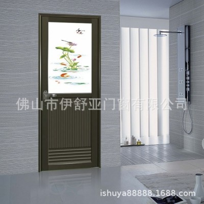 公寓出租房厨房浴室卫生间薄料铝合金门平开门工程门批发含锁价图3