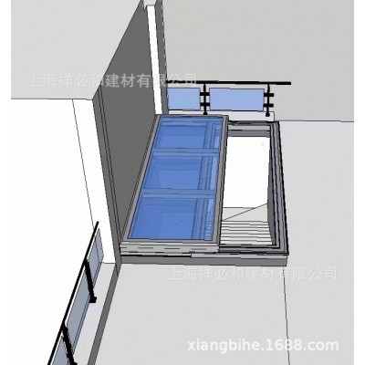 电动平移天窗阳光房电动窗屋顶遥控天窗楼梯窗天井天窗阁楼采光窗图2