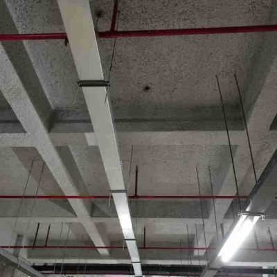 无机纤维喷涂 施工地下车库屋顶喷涂 墙体纤维喷涂隔热材料