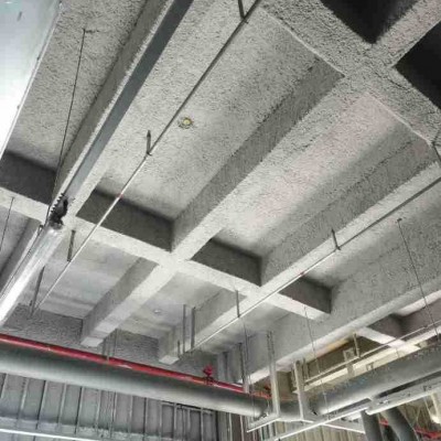 承揽设备机房软质无机纤维喷涂施工保温隔热吸声降噪隔音吸音防火