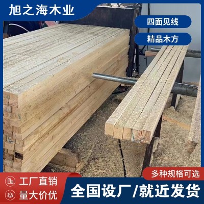 建筑方木厂家花旗松落叶松厂家直供松木批发工程工地用建筑木方图3