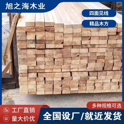 建筑方木 木方工地用支模松木工程花旗松樟子松实木桥梁枕木垫木图4