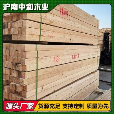 建筑木方常用规格尺寸35×85厂家在哪里花旗松建筑方木铁杉辐射松图3
