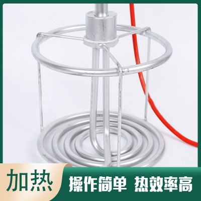 非固化橡胶沥青加热管 涂料加热器 圆桶加热棒 融化油膏热熔器图3