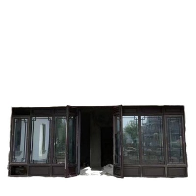 旧城改造民宿铝合金断桥仿古窗 复古酒楼古建筑中式窗户仿古门窗图5
