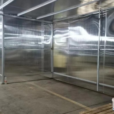 PC蜂窝阳光板聚碳酸酯蜂巢采光雨棚隔断装饰阳光房6mm透明蓝色可图3
