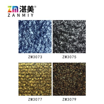 pvc地板厂高耐磨3.0mm炫彩片材地板塑胶片材spc黑底酒吧ktv地板图5