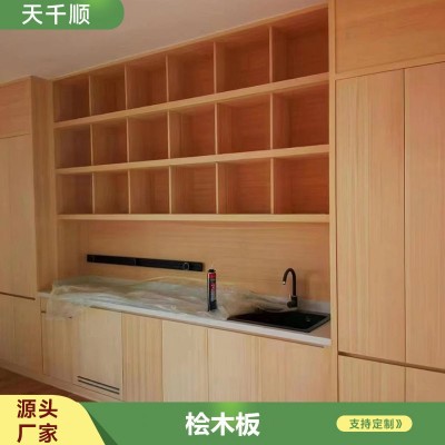日本桧木直拼板免漆柜橱酒柜家具板材无结疤桧木指接板榻榻米床板图3