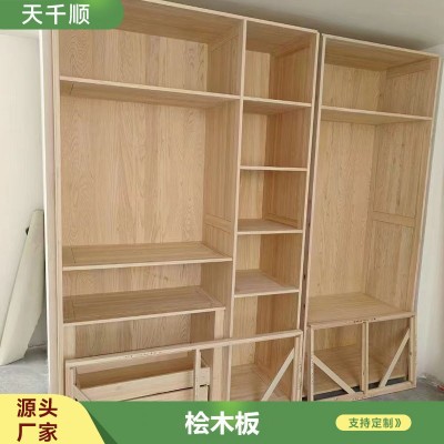 日本桧木直拼板免漆柜橱酒柜家具板材无结疤桧木指接板榻榻米床板图5