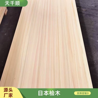 现货供应无结疤桧木直拼板E0级衣柜柜橱家具拼板日本桧木指接板图2