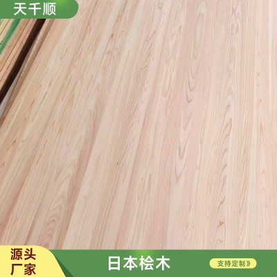 现货供应无结疤桧木直拼板E0级衣柜柜橱家具拼板日本桧木指接板图4
