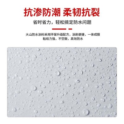 大山透明防水胶涂料卫生间外墙屋顶防漏防水剂防水涂料防水材料图4