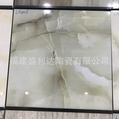 出口米色水磨石600x600全瓷地面瓷砖地砖通体浅灰色全抛釉砖800x8图3