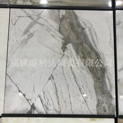 出口米色水磨石600x600全瓷地面瓷砖地砖通体浅灰色全抛釉砖800x8图2
