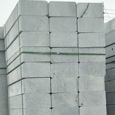 花岗岩芝麻灰白路沿侧石火烧板路缘牙石路边树围石人行道市政工程图4