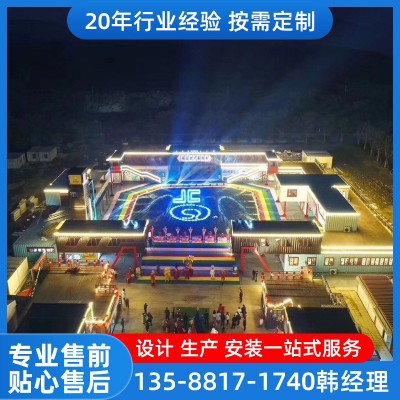 创意可移动集装箱商业街小卖部商铺 预制模块化建筑街景活动房屋图2