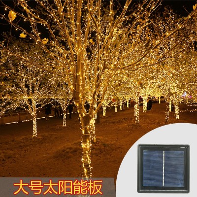 太阳能户外防水24V低压LED彩灯闪灯串灯满天星星小彩灯庭院装饰灯
