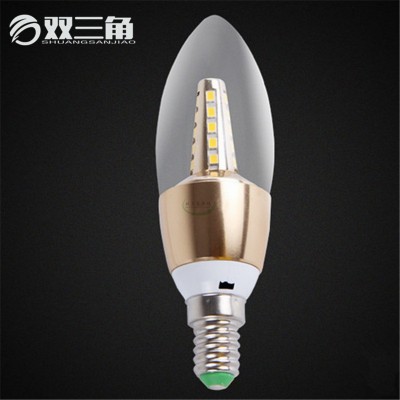 LED蜡烛灯批发 3W 5W新款拉尾泡蜡烛灯泡 E14小螺口尖 泡led灯泡图2
