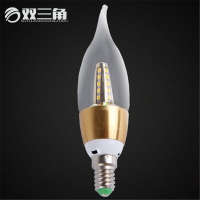 LED蜡烛灯批发 3W 5W新款拉尾泡蜡烛灯泡 E14小螺口尖 泡led灯泡图3