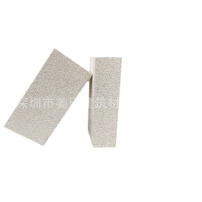 深圳白色轻质莫来石隔热保温砖 砌墙砖 隔断轻体砖耐火砖厂家直销图5