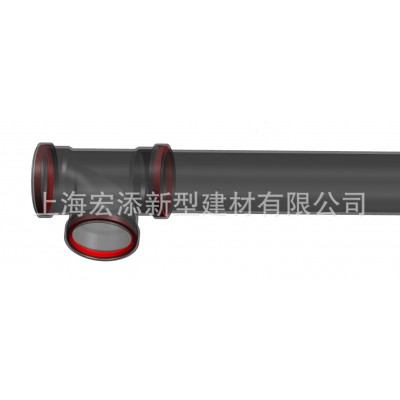 pe排水管供应厂家宏添hdpe聚乙烯柔性承插连接排水管材管件pe管图4
