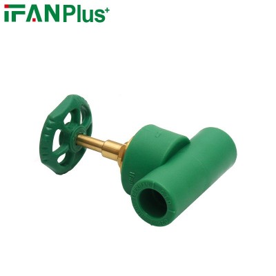 风帆管业家装冷热水管接头通用铜阀门ppr截止阀铁皮手轮热熔管件图4