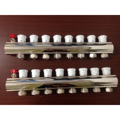 1寸2电镀手动温控分水器厂家供应年底处理分水器图3