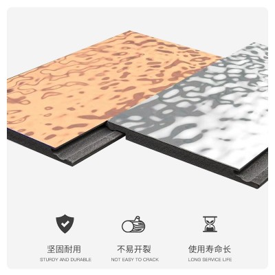 碳晶板水波纹板KTV酒店娱乐场所室内装饰竹木纤维集成墙板护墙板图4
