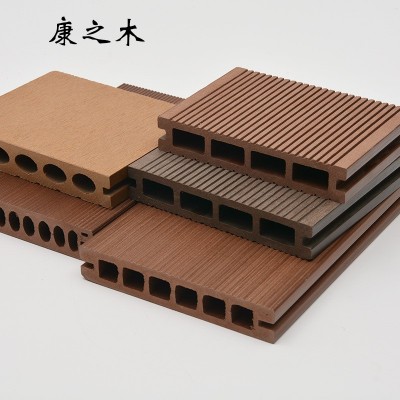 外贸出口现货 219*26外墙塑木地板户外花园阳台室外庭院漏台栈道图3