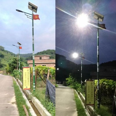 新农村工程款高亮大功率太阳能路灯一体杆 户外路灯高杆太阳能灯图2