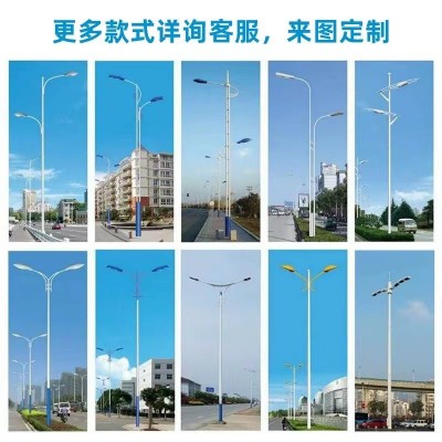 led市政道路双臂路灯8米10米12米户外高杆路灯广场公园高低臂路灯图4