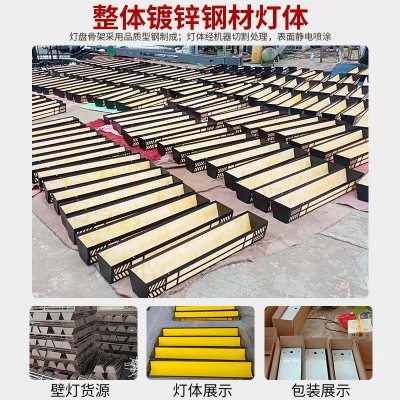 led户外中式楼盘外墙仿云石壁灯现代酒店小区别墅室外走廊照明灯图4