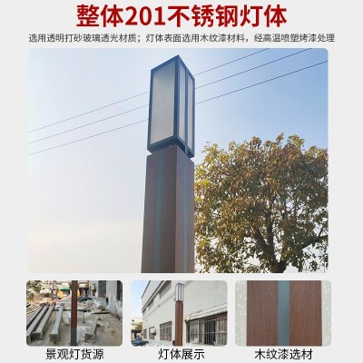 3米景观庭院灯 户外小区广场园林道路防雨照明路灯造型景观灯图3