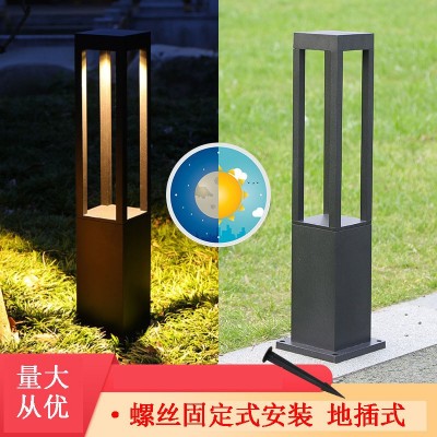 led现代简约户外防水落地草地灯 公园别墅庭院地插式草坪灯