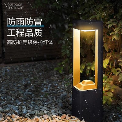 led现代简约户外防水落地草地灯 公园别墅庭院地插式草坪灯图2