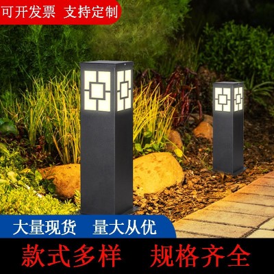 户外防水新中式草坪灯 LED公园小区庭院灯别墅广场铁艺景观灯图2