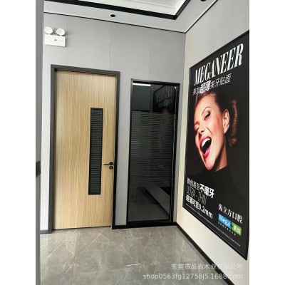 医院铝木门牙科诊室门复合门病房门办公室门医院防火阻燃防潮门图4