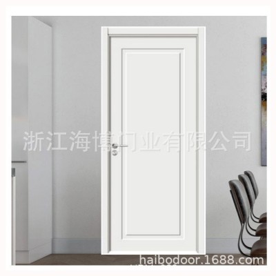 江山木门免漆门厂家直销批量生产高品质室内PVC免漆木门工程门图2