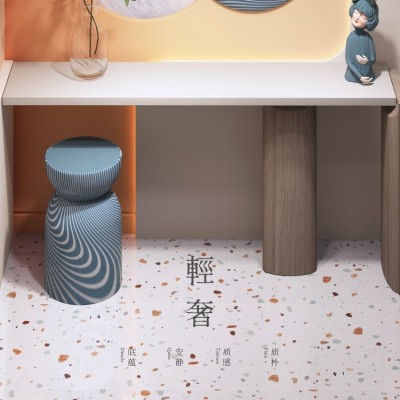 亮面水磨石瓷砖彩色大颗粒背景墙地板砖卫生间客厅地砖600x1200图3