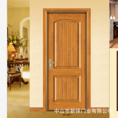 厂家直销豪华室内橡木门池板门工艺豪华中式实木复合室内门图3