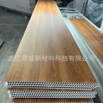 外贸双面花纹蜂窝结构槽舌无缝拼接模块化房间分隔用PVC隔断墙板图2